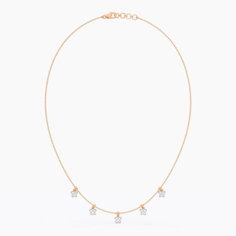 Moving Butterflies Diamond Necklace