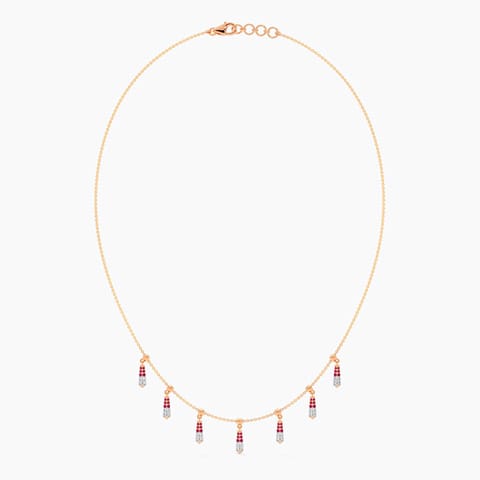 Kinetic Tassel Gemstone Necklace Kinetic Tassel Gemstone Necklace