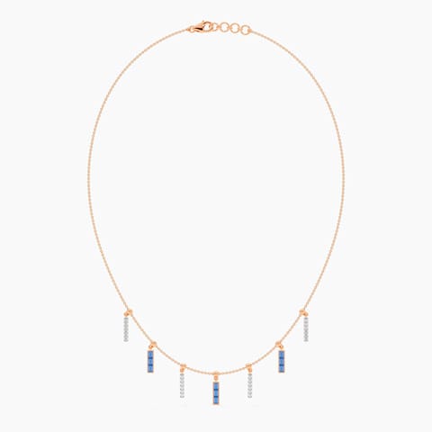 Moving Fringe Gemstone Necklace Moving Fringe Gemstone Necklace