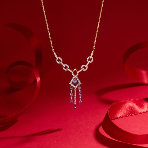 Ember Tassels Gemstone Necklace Ember Tassels Gemstone Necklace