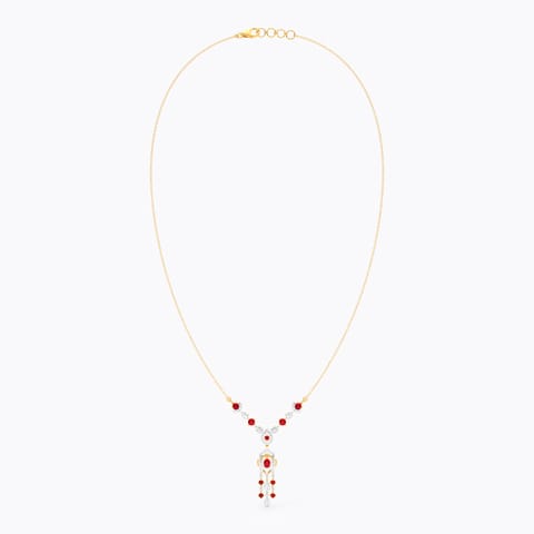 Ember Tassels Gemstone Necklace
