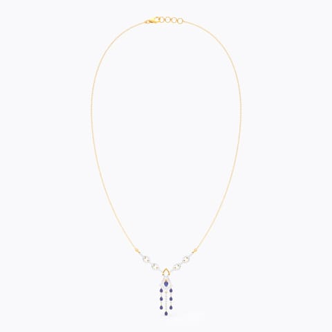 Luminous Tassels Gemstone Necklace