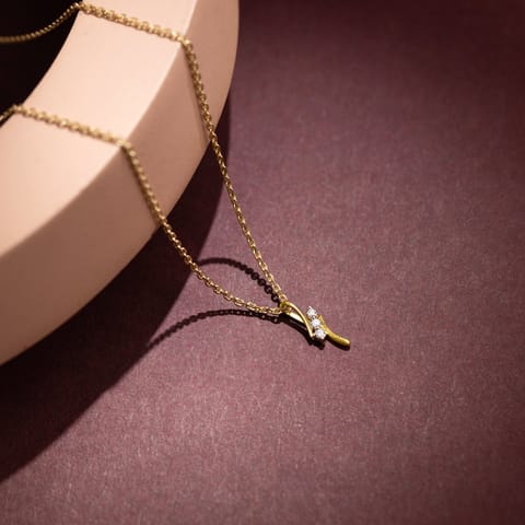 Dainty Glow 9KT Diamond Necklace