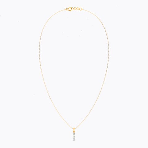 Trine Shine 9KT Diamond Necklace
