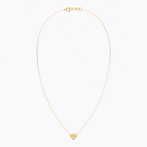 Bee Buzz 9KT Diamond Necklace