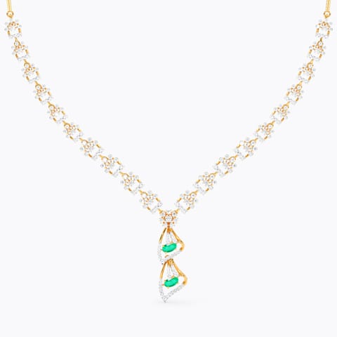 Amber Flare Gemstone Necklace