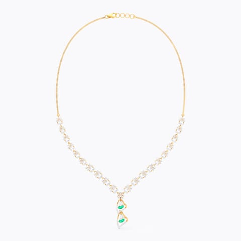 Amber Flare Gemstone Necklace