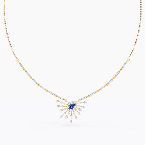 Sapphire Sprinkles Gemstone Necklace