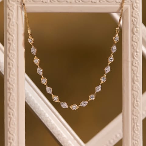 Starlit Brilliance Diamond Necklace