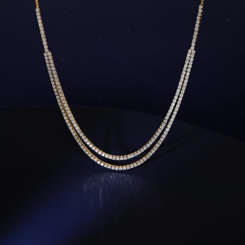 Eternal Shine  73 Cuts Diamond Necklace
