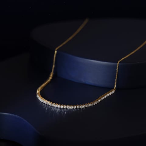 Shining Dawn 73 Cuts Diamond Necklace