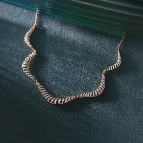 Blazing Waves Diamond Necklace Blazing Waves Diamond Necklace