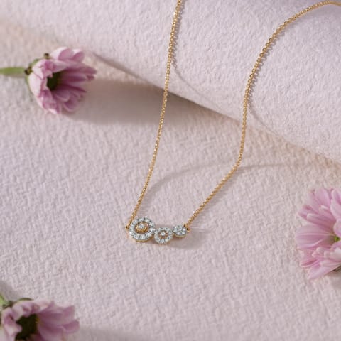Dazzling Loops Diamond Necklace Dazzling Loops Diamond Necklace