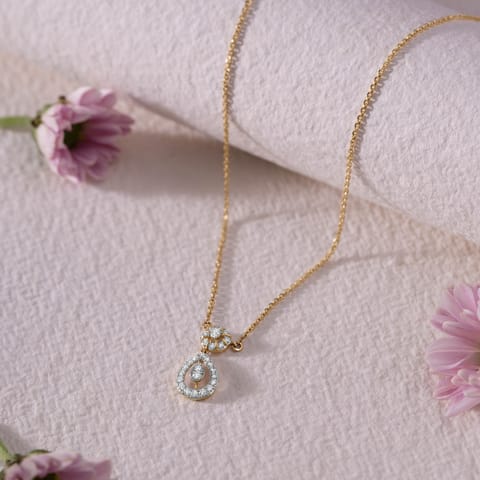 Classic Drop Diamond Necklace