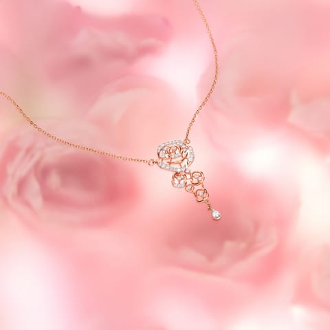 Rose Radiance Diamond Necklace