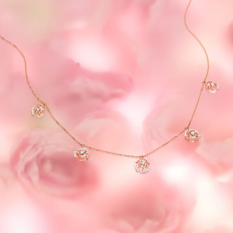 Swaying Rose Diamond Necklace Swaying Rose Diamond Necklace