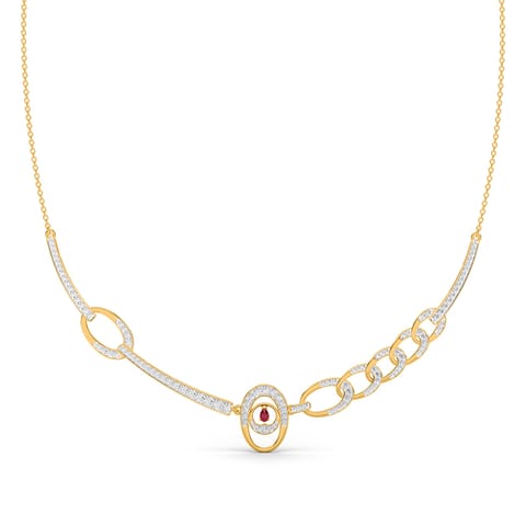 Lumina Halo Gemstone Necklace Lumina Halo Gemstone Necklace