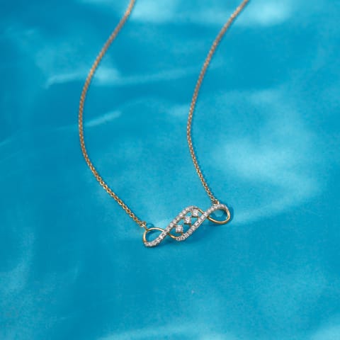 Starlit Swirl Diamond Necklace Starlit Swirl Diamond Necklace