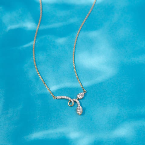 Ethereal Swirl Diamond Necklace Ethereal Swirl Diamond Necklace