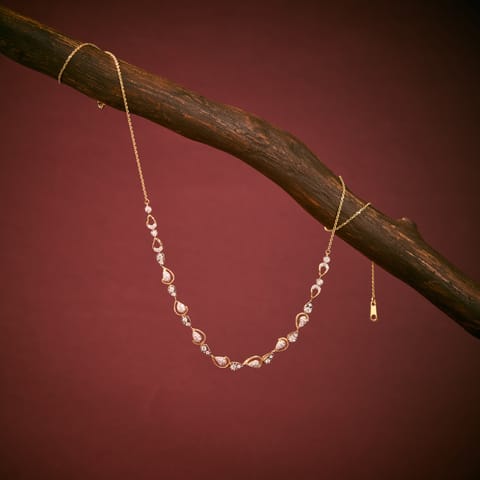 Cresent Pear Diamond Necklace Cresent Pear Diamond Necklace