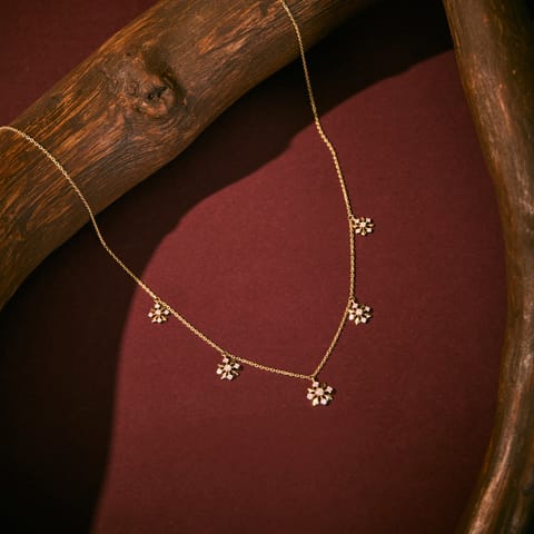 Snowflake Station Diamond Necklace Snowflake Station Diamond Necklace