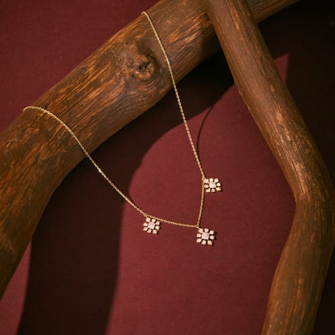 Flora Station Diamond Necklace Flora Station Diamond Necklace