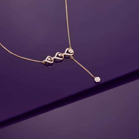 Playful Drop Diamond Lariat Necklace Playful Drop Diamond Lariat Necklace