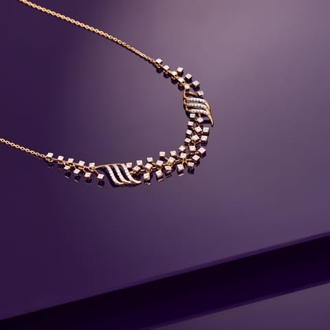 Frost Blossom Diamond Necklace