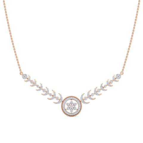 Cosmic Veil Diamond Necklace
