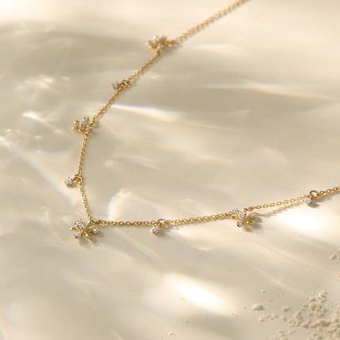 Swaying Florals Diamond Necklace Swaying Florals Diamond Necklace