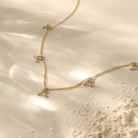 Butterfly Station Diamond Necklace