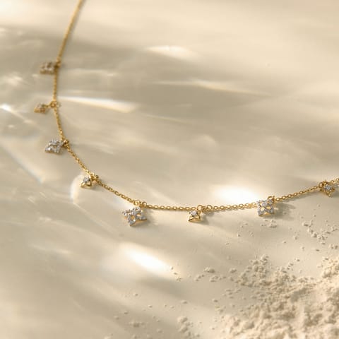 Flora Spark Diamond Necklace