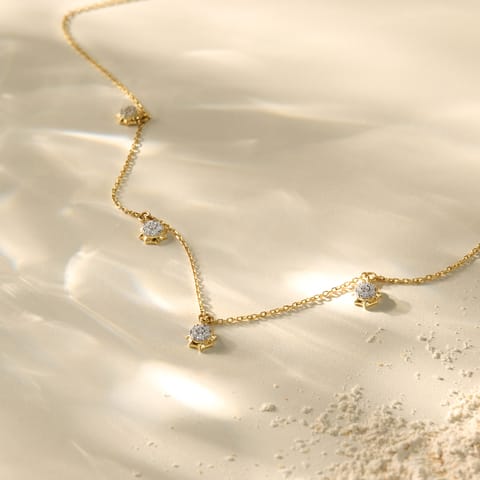 Stellar Trails Diamond Necklace