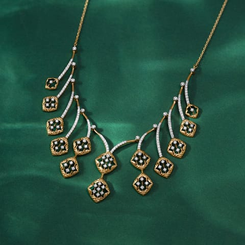 Imperial Cubic Diamond Necklace