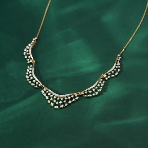 Shimmering Wave Diamond Necklace Shimmering Wave Diamond Necklace