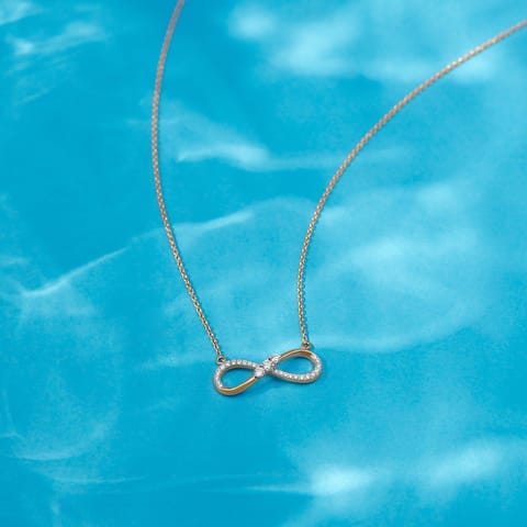 Infinity Loop Diamond Necklace Infinity Loop Diamond Necklace