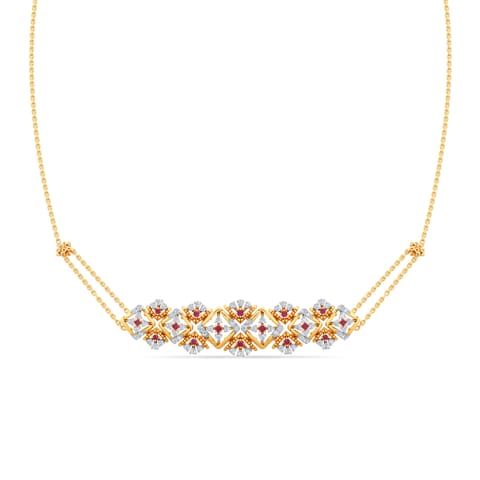 Ruby Lumiere Gemstone Choker Necklace Ruby Lumiere Gemstone Choker Necklace