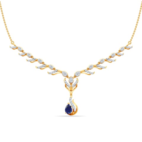 Blue Empress Gemstone Necklace Blue Empress Gemstone Necklace