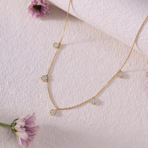 Flora Adjustable Diamond Necklace Flora Adjustable Diamond Necklace