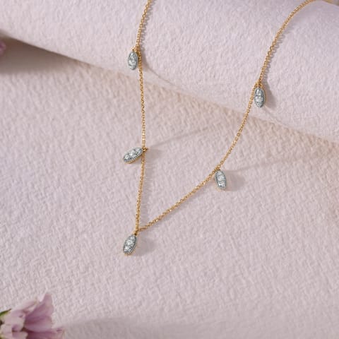 Glitter Pop Adjustable Diamond Necklace