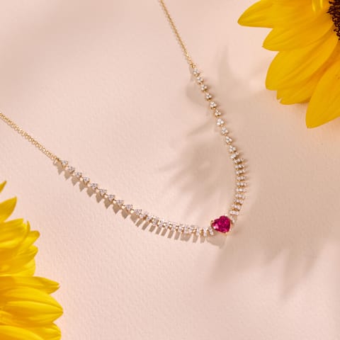 The Hearty Gemstone Necklace The Hearty Gemstone Necklace