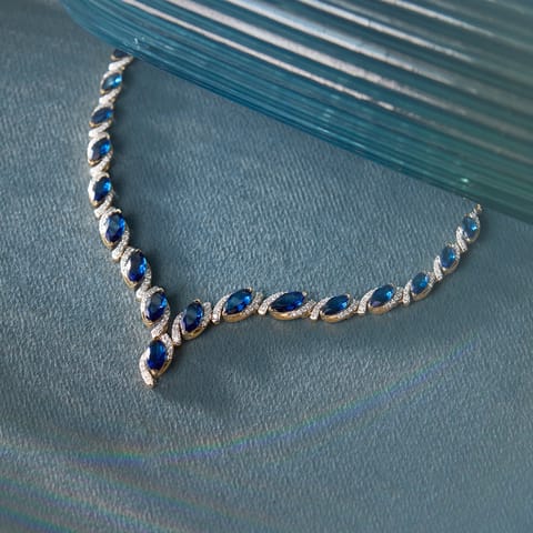 Intertwined Swirl Gemstone Necklace Intertwined Swirl Gemstone Necklace