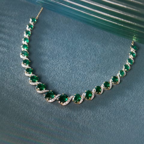 Imperial Green Gemstone Necklace Imperial Green Gemstone Necklace