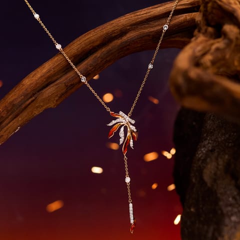 Majestic Flame Diamond Necklace Majestic Flame Diamond Necklace