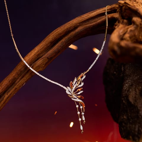 Ember Trail Diamond Necklace