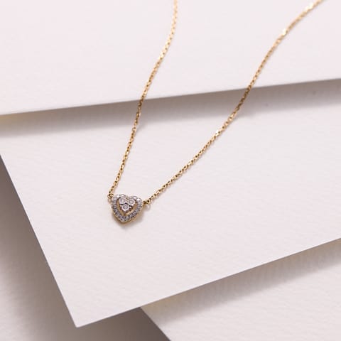 Enchanting Heart Diamond Necklace Enchanting Heart Diamond Necklace