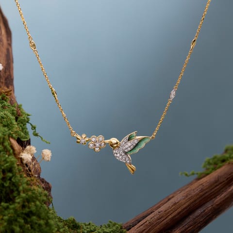 Wings Unfold Diamond Necklace Wings Unfold Diamond Necklace