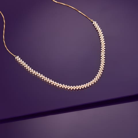 Glistening Clustered Diamond Necklace Glistening Clustered Diamond Necklace