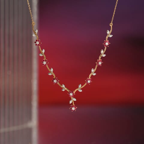Blooming Cascade 9KT Diamond Necklace Blooming Cascade 9KT Diamond Necklace