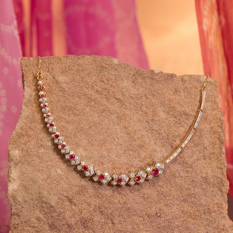Bandhej Elegance Gemstone Necklace